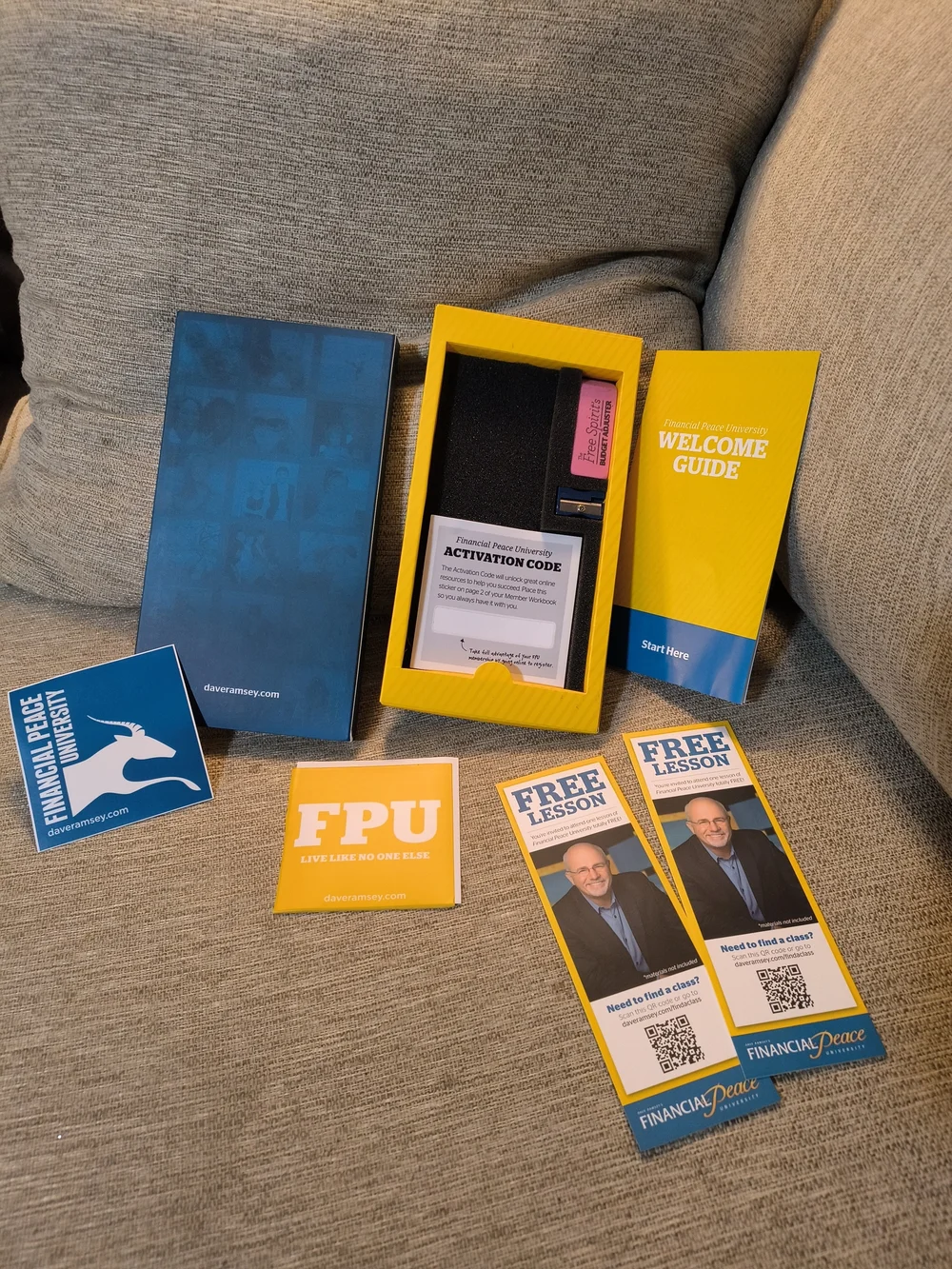 Financial Peace Blue Home Office Planner Set by Dave Ramsey